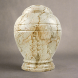 Alluvium Marble Urn, Large Cremation Urn for Ashes