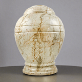 Alluvium Marble Urn, Large Cremation Urn