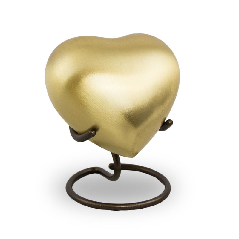 Bronze Heart Cremation Keepsake