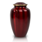 Crimson Red Cremation Urn - Large