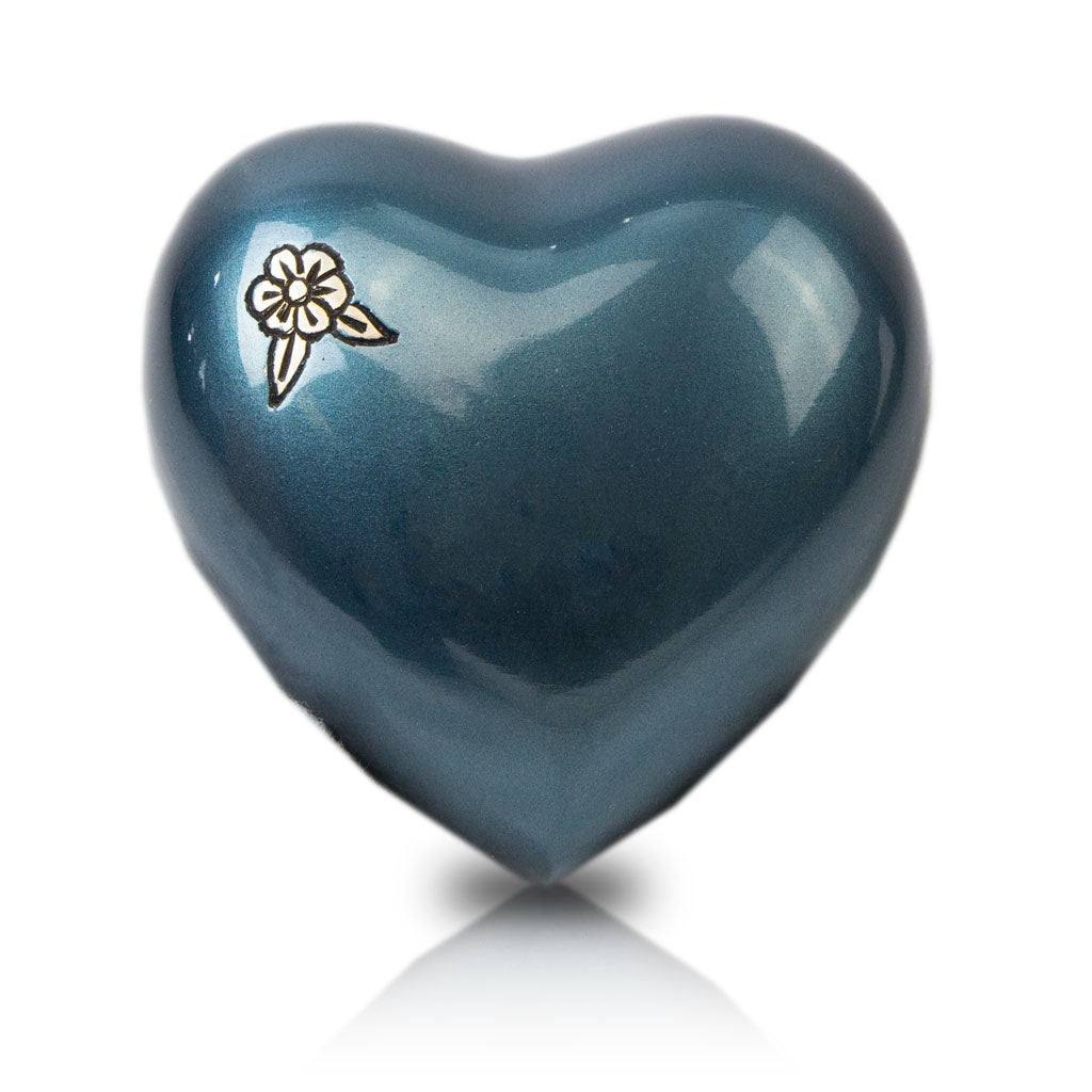 Artisan Heart Cremation Keepsake - Indigo