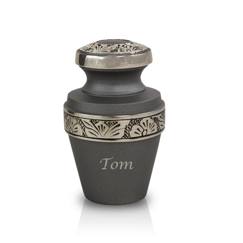 Rustic Pewter Cremation Keepsake