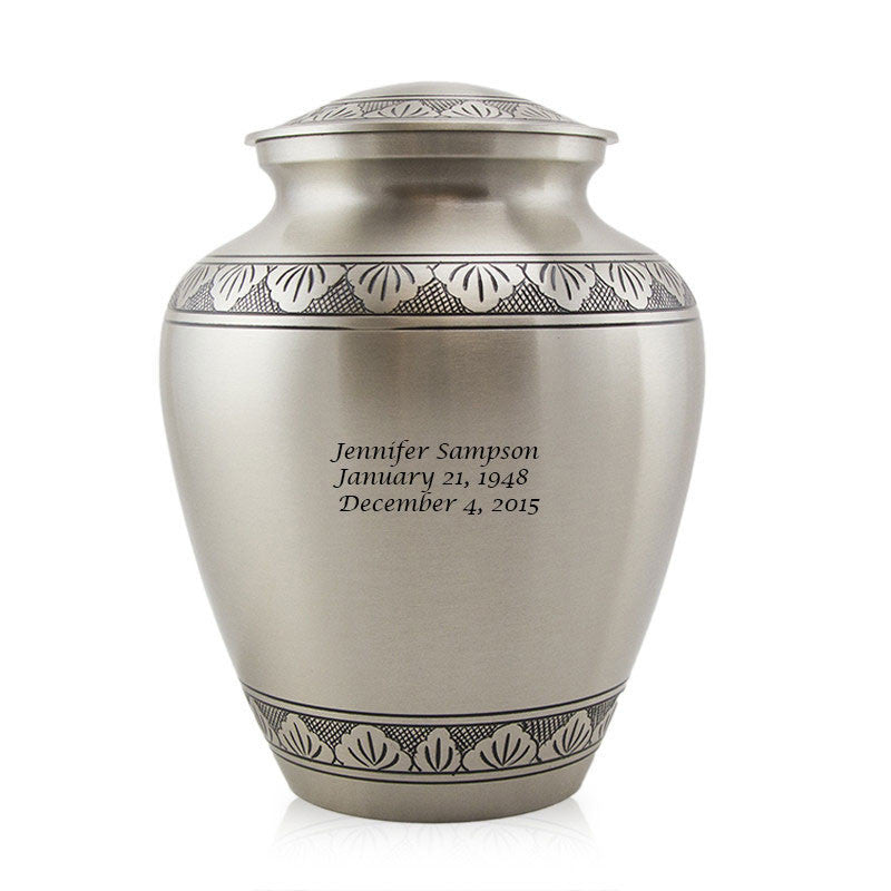 Traditional Pewter Cremation Urn
