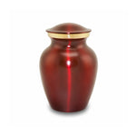 Brass Crimson Pet Cremation Urns - Extra Small