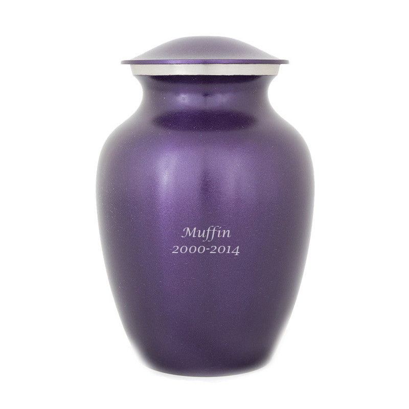 Luxurious Violet Pet Urns - Extra Small