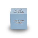 Baby Blue Teddy Bear Infant Cremation Urn