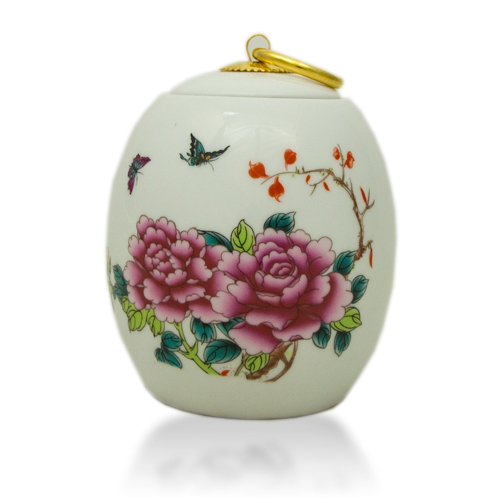 Butterfly Ceramic Cremation Urn - Extra Small