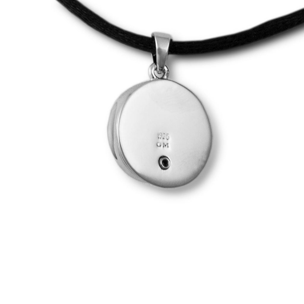 Nested Pearl Cremation Pendant - Sterling Silver