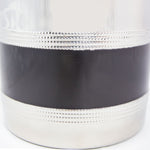 Metal Pet Cremation Urn - Black Band