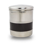 Metal Pet Cremation Urn - Black Band