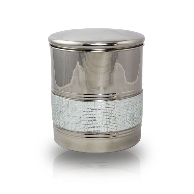 Scattering Cremation Urn - Silver Sparkle